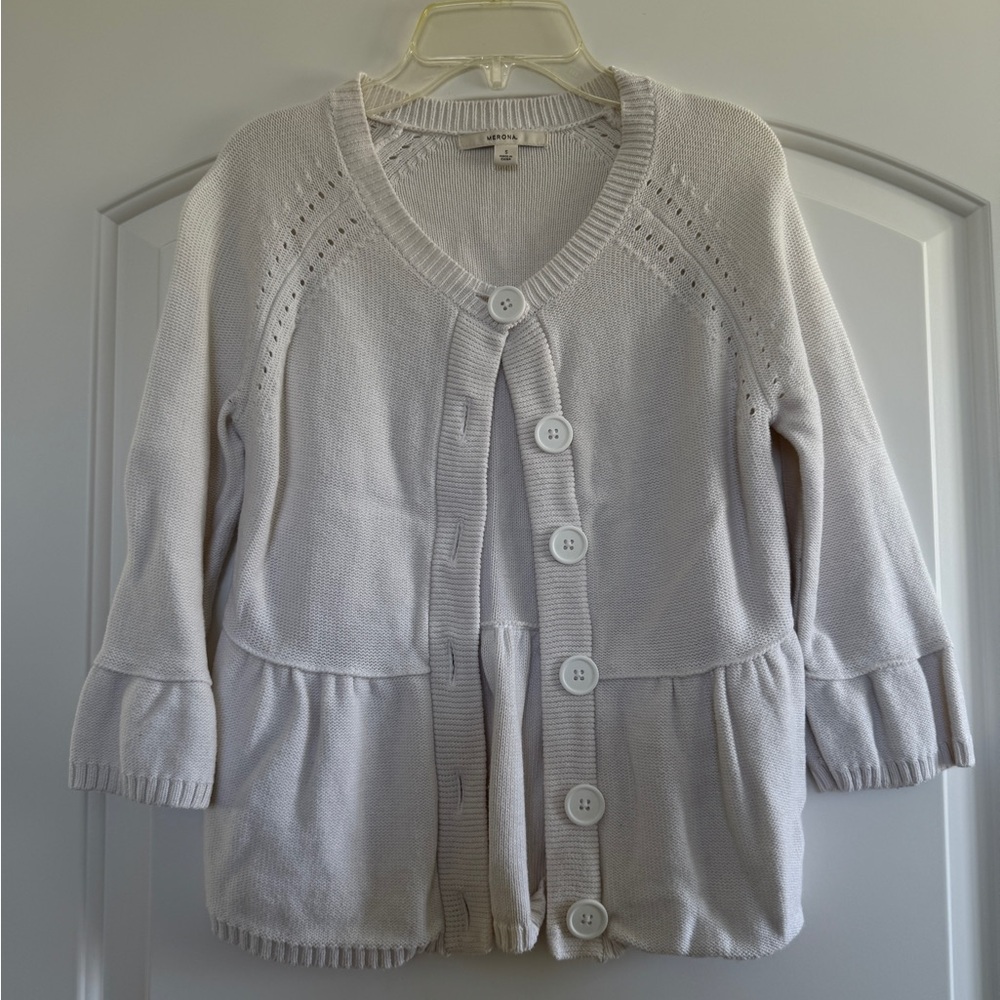 Merona Cream Button-Up Women's Cardigan